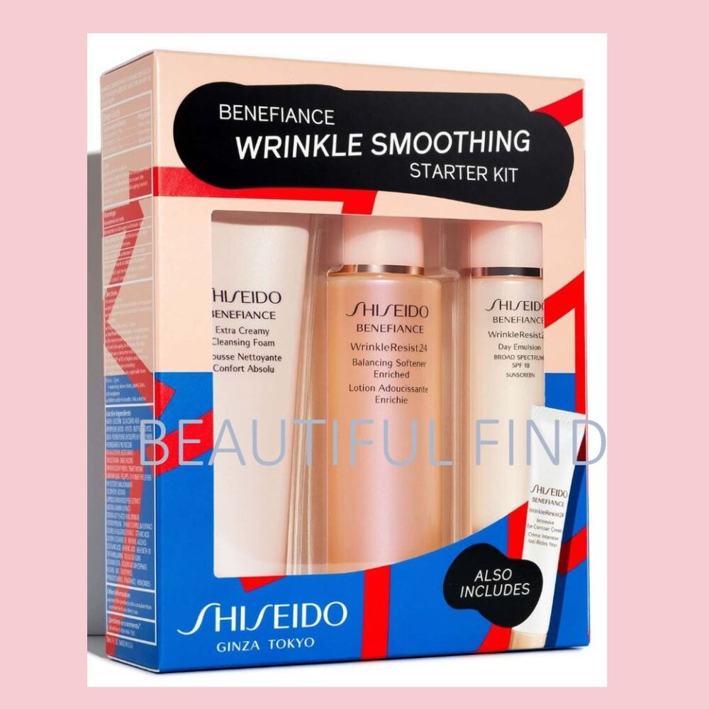 SHISEIDO Benefiance WR24 Set of 4pcs Foam-Toner - Emulsion &Eye Cream NIB